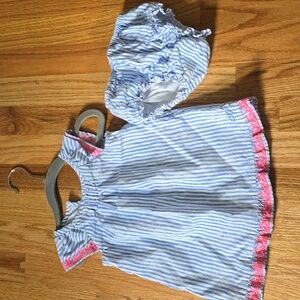 Vineyard Vines baby 6-12 months dress and diaper cover
